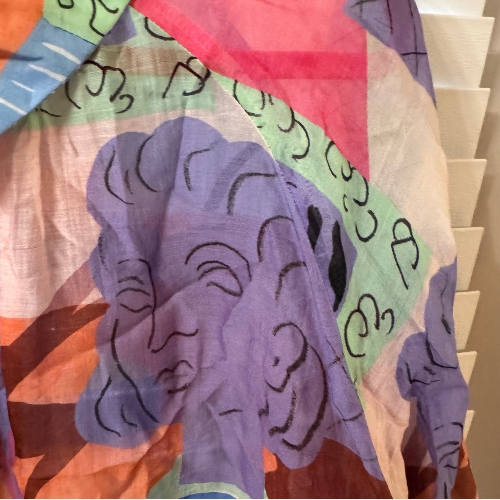 Never Fully Dressed Portrait Multicolor Sheer Blo… - image 4